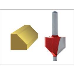 Faithfull Router Bit TCT 45ÃÂ° Chamfer 1/4in Shank